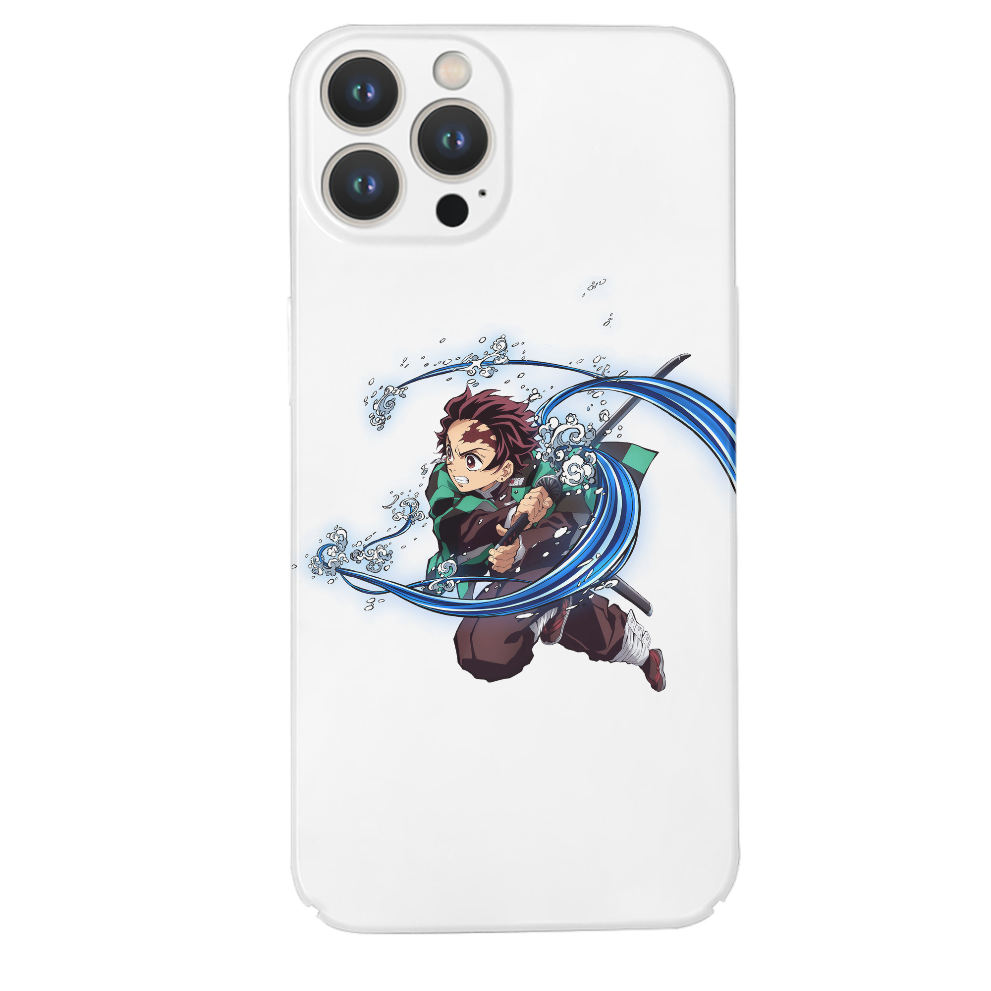 （画像用） 鬼滅の刃 竈門 炭治郎／かまど たんじろう Kamado Tanjirou 【iPhone 14シリーズ対応】ハードケース